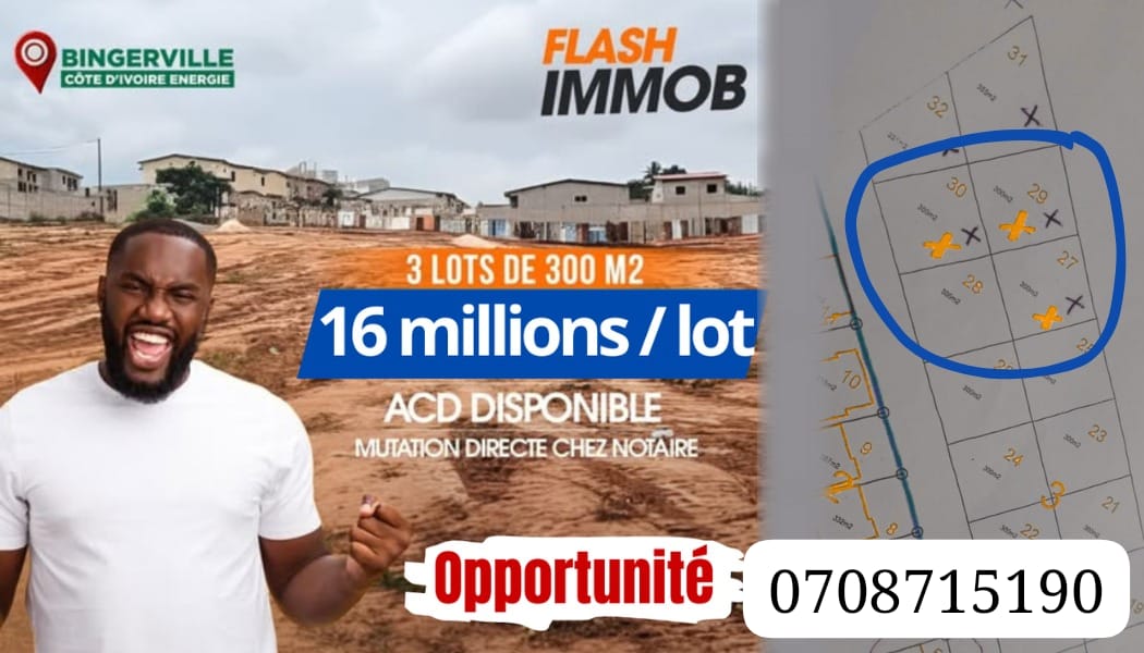 BELLE OPPORTUNITÉ DE TERRAIN EN VENTE- BINGERVILLE